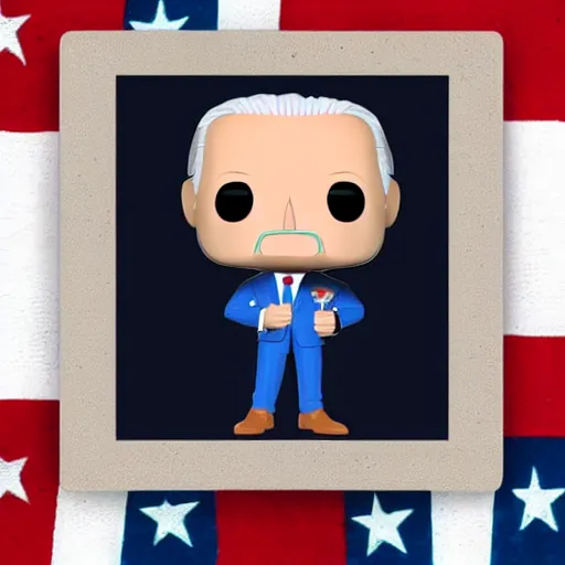 Image similar to joe biden as a funko pop