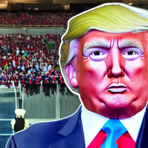 Image similar to pop figure of donald trump