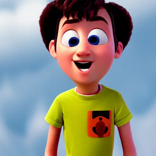 Prompt: Kevin heart as a Pixar character