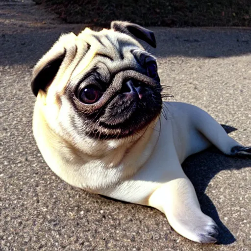 Image similar to a pug seal