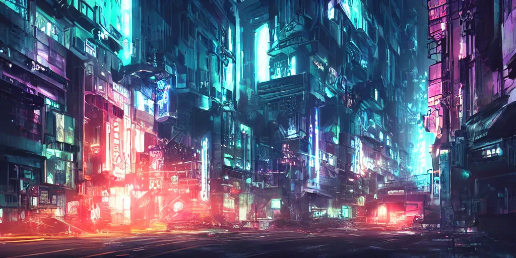 Image similar to cyber town district by liam wong dramatic lighting, cinematic establishing shot, extremely high detail, photorealistic, cinematic lighting