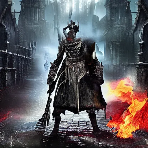 dark souls, bloodborne, gothic, bottomless infinite | Stable Diffusion ...