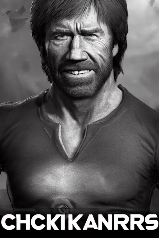 Prompt: Chuck Norris, concept art, artstation, octane, 3D render