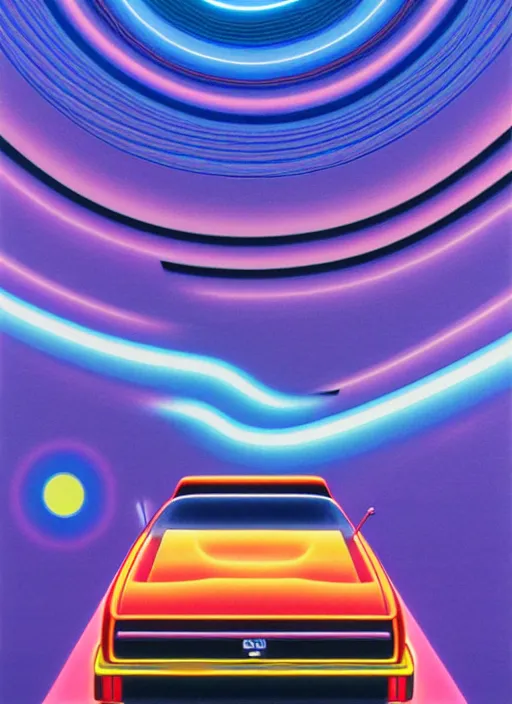 Image similar to drifting car by shusei nagaoka, kaws, david rudnick, airbrush on canvas, pastell colours, cell shaded, 8 k,