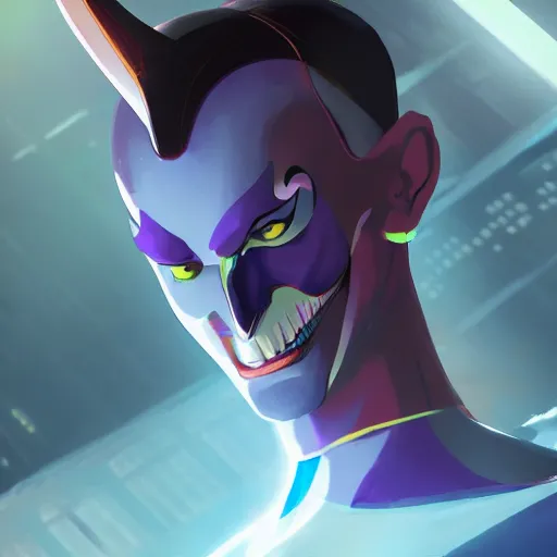 Prompt: วชิราลงกรณ appears as super villain in new Disney movie, digital painting, 4k, anime key visual, artstation, kuvshinov ilya