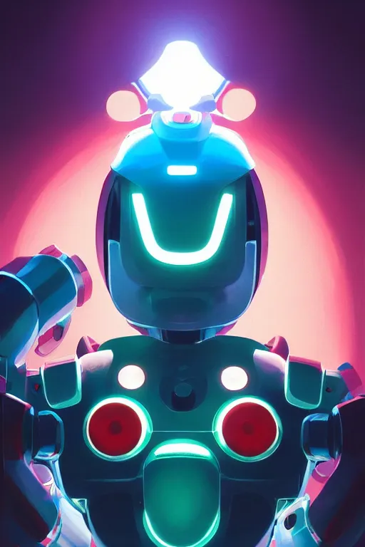 Image similar to metabots medabots medarotto medarot robot minimalist comics helmet mask neon cybereye, behance hd by jesper ejsing, by rhads, makoto shinkai and lois van baarle, ilya kuvshinov, rossdraws global illumination ray tracing hdr radiating a glowing aura