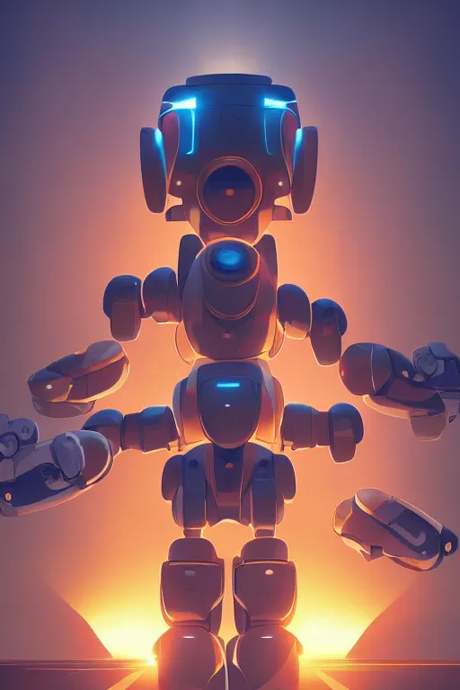 Image similar to metabots medabots medarotto medarot robot minimalist comics, behance hd by jesper ejsing, by rhads, makoto shinkai and lois van baarle, ilya kuvshinov, rossdraws global illumination ray tracing hdr radiating a glowing aura