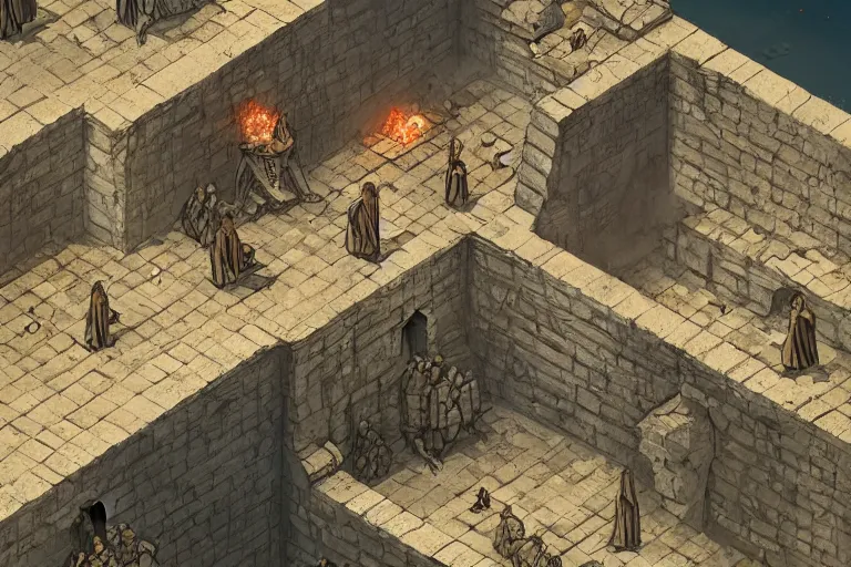 Image similar to king's landing, game of thrones, hbo, isometric art, artstation, highly detailed, cinematic lighting + masterpiece