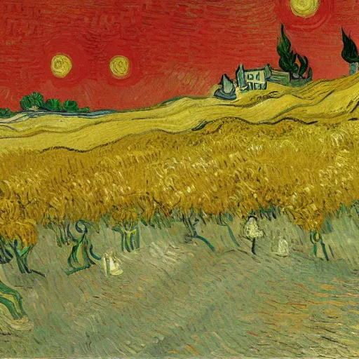 Image similar to sunny day by Vincent van Gogh