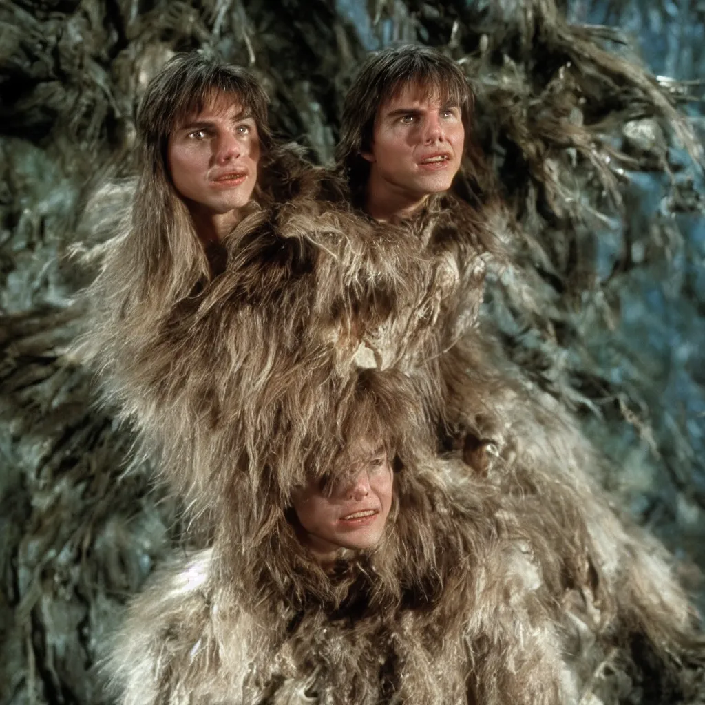 Prompt: Tom Cruise in The Dark Crystal