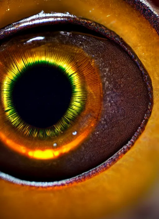 Image similar to dragon eye, closeup