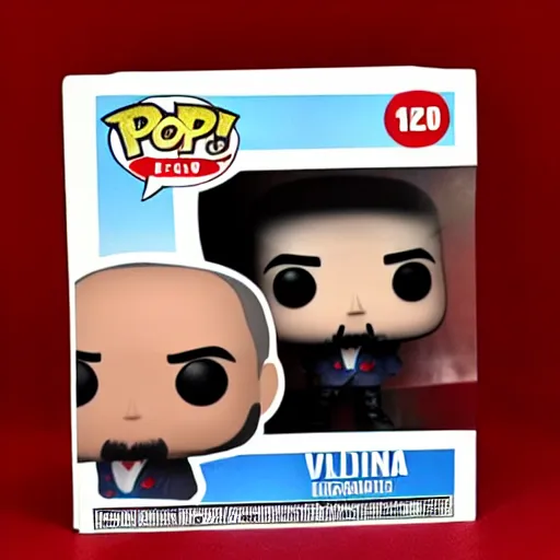 Image similar to vladimir putin funko pop