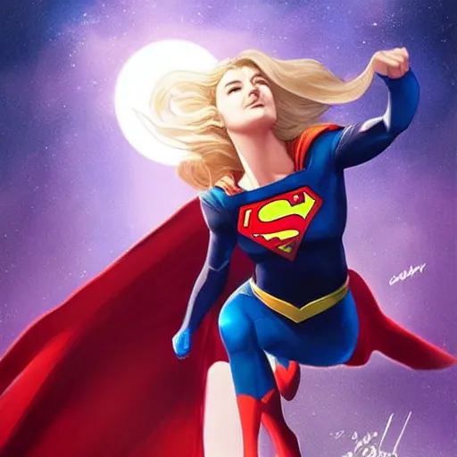 supergirl flying through the sky, highly detailed, | Stable Diffusion |  OpenArt