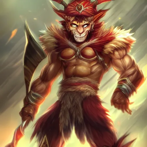 Prompt: wukong from league of legends
