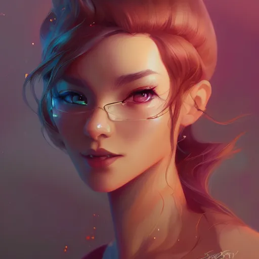 Image similar to a portrait of a beautiful woman, art by lois van baarle and ross tran and sam yang and wlop and artgerm, digital art, highly detailed, intricate, sharp focus, Trending on Artstation HQ, deviantart, unreal engine 5, 4K UHD image