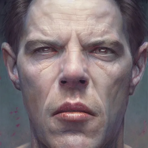 Image similar to portrait of jackson hinkle, horror, by donato giancola and greg rutkowski and wayne barlow and zdzisław beksinski, realistic face, visible face, digital art