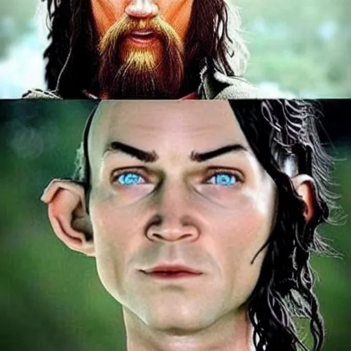 Image similar to a hobbit that looks like megan fox