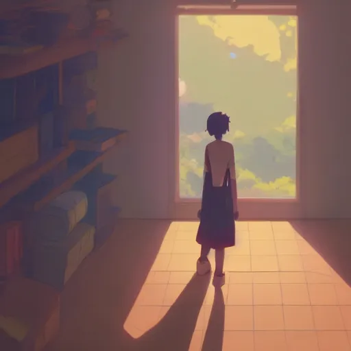 Image similar to dreaming is the poetry of life, and we must be forgiven if we indulge in it a little, cory loftis, james gilleard, atey ghailan, makoto shinkai, goro fujita, studio ghibli, rim light, exquisite lighting, clear focus, very coherent, plain background