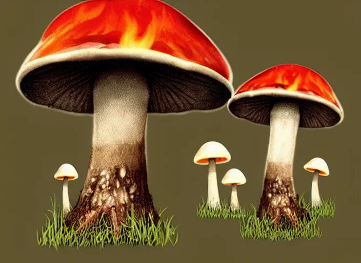 Image similar to mushroom firefighter