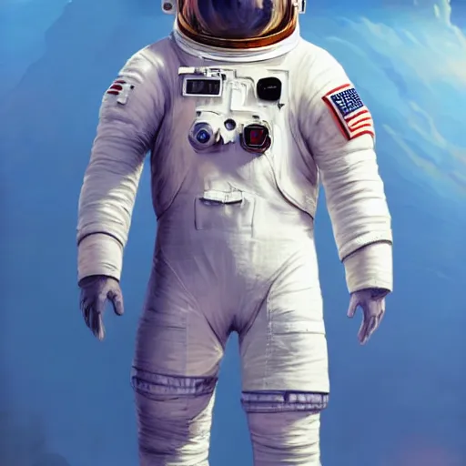 Image similar to astronaut suit in the shape of a whale, made by stanley artgerm lau, wlop, rossdraws, artstation, cgsociety, concept art, cgsociety, octane render, trending on artstation, artstationhd, artstationhq, unreal engine, 4 k, 8 k