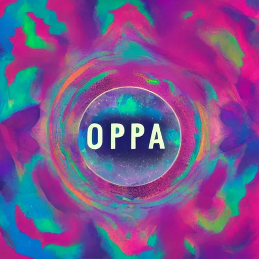 Image similar to album art for a band called Opal in sky