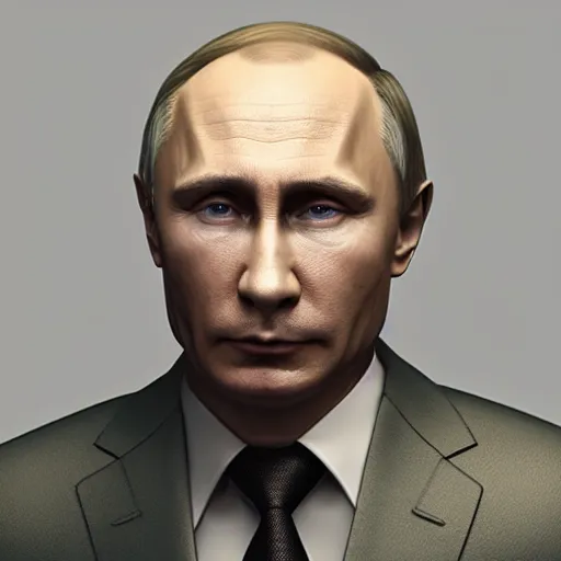 Image similar to portrait of vladimir putin, 8 k uhd, unreal engine, octane render in the artstyle of finnian macmanus, john park and greg rutkowski