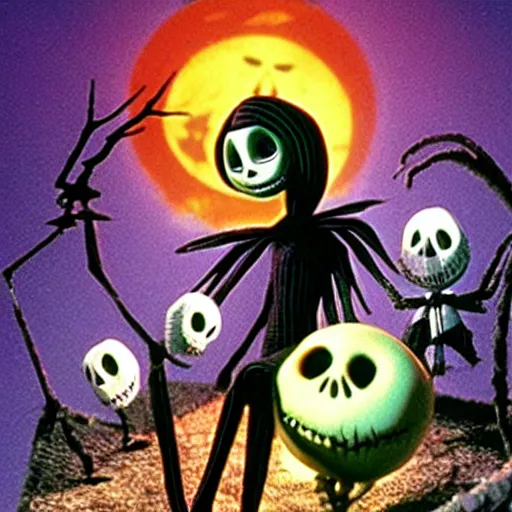 Image similar to the nightmare before christmas