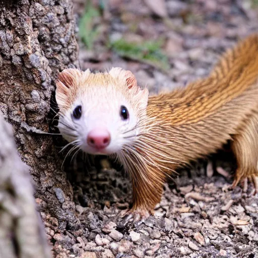 Image similar to photo of a scaly reptilian ferret