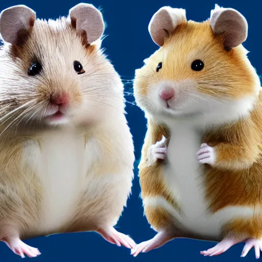 Image similar to anthropomorphic! furry, hamster, 8 k, hd