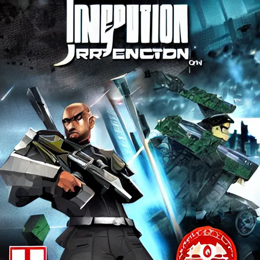 Prompt: super box art for Insurrection January 6th, the game