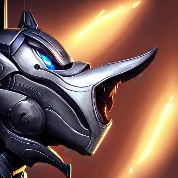 Image similar to close up headshot of a cute beautiful stunning anthropomorphic female robot dragon, with sleek silver metal armor, glowing OLED visor, facing the camera, high quality maw open and about to eat your pov, food pov, the open maw being highly detailed and soft, highly detailed digital art, furry art, anthro art, sci fi, warframe art, destiny art, high quality, 3D realistic, dragon mawshot, maw art, pov furry art, furry mawshot, macro art, dragon art, Furaffinity, Deviantart Eka's Portal, G6