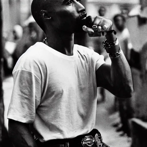 Image similar to tupac, tupac in cuba, photography, exposure