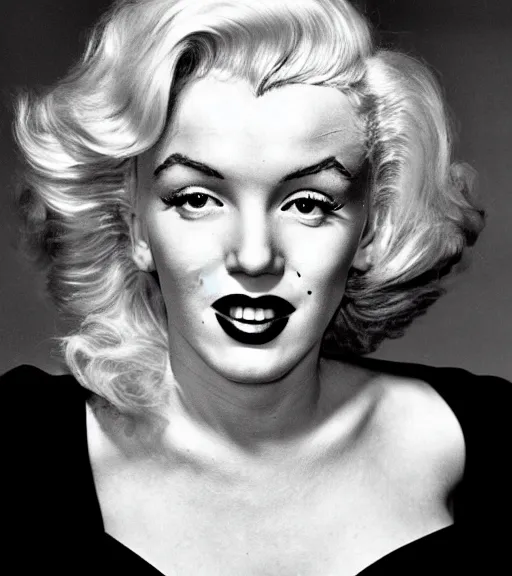Prompt: modern photograph of Marilyn Monroe lookalike in year 2032 high definition real getty image
