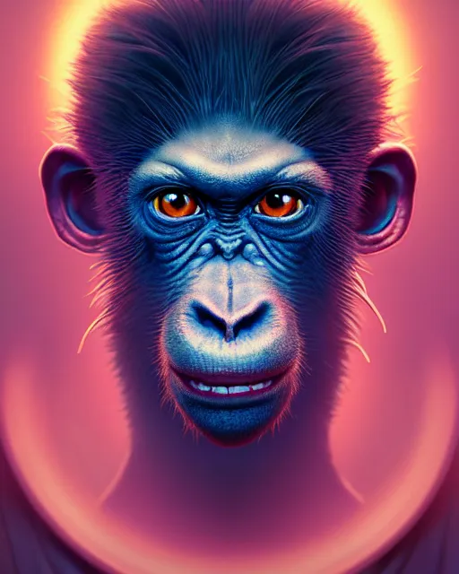 Prompt: highly detailed surreal vfx portrait of a lobsterpunk monkey, stephen bliss, unreal engine, greg rutkowski, loish, rhads, beeple, makoto shinkai and lois van baarle, ilya kuvshinov, rossdraws, tom bagshaw, alphonse mucha, global illumination, detailed and intricate environment