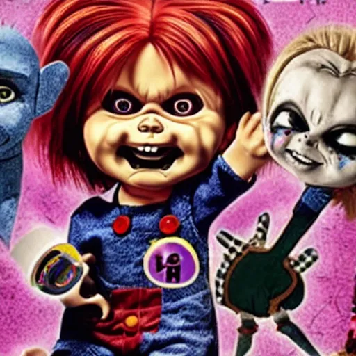 Image similar to Chucky the killer doll anime