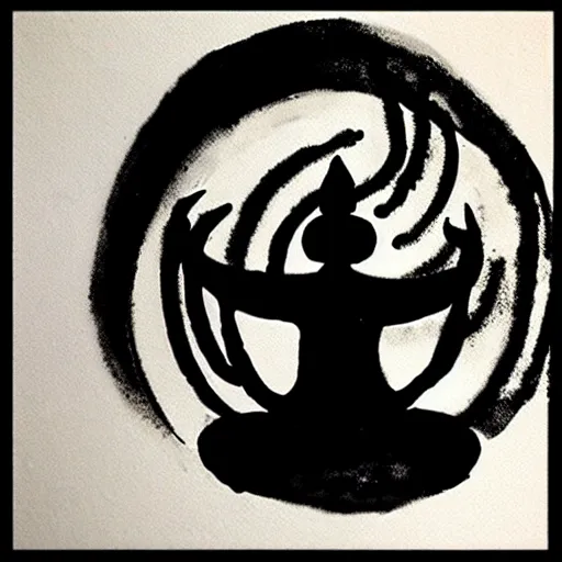 Image similar to zen art ink