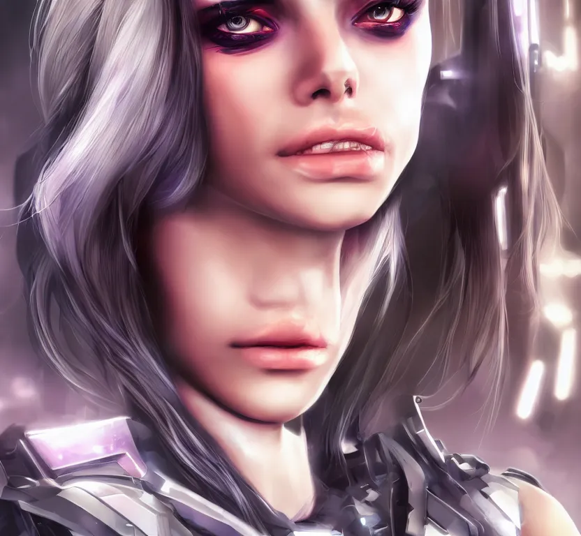 Image similar to heroine, beautiful, cyberpunk futuristic female, ultra detailed, digital art, 8 k, character, realistic, portrait, hyperrealistic