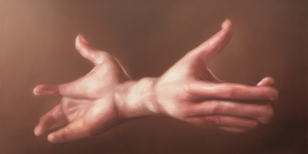 Image similar to a hand, cinematic lighting, detailed oil painting, hyperrealistic, 8k