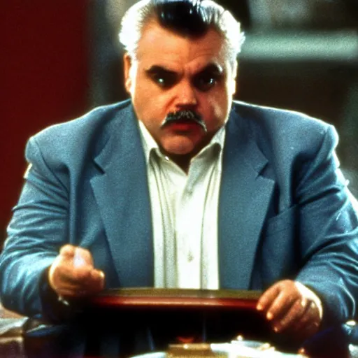 Prompt: a screen still of john ratzenberger in goodfellas