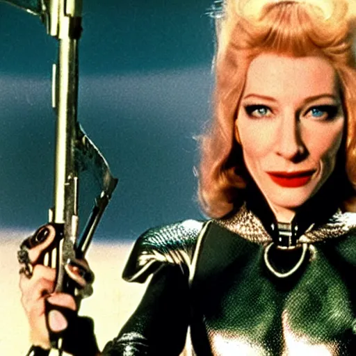 Image similar to cate blanchett as barbarella (1968)