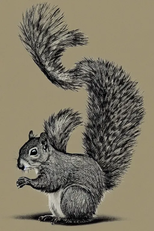 Prompt: “Exploded-view drawing of a squirrel”