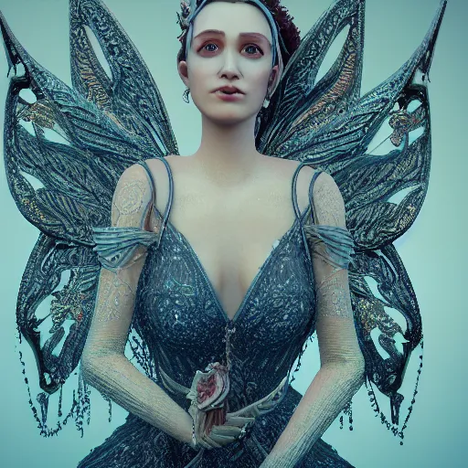 Prompt: the fairy queen, 4 k, intricate detailed, jaw dropping, gorgeous, surreal, octane render