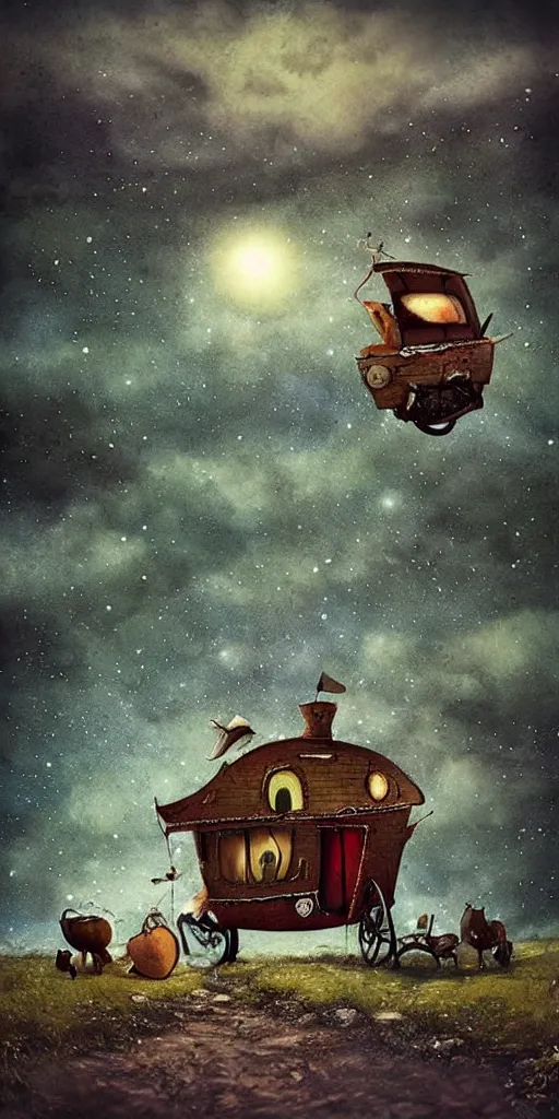 Image similar to a caravan by alexander jansson