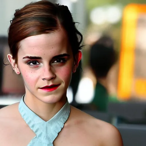 Prompt: emma watson dollar bill