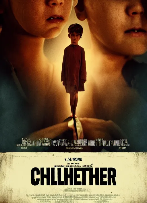 Image similar to poster movie called the children butcher, 8 k, hd