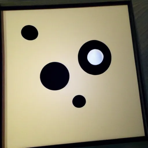 Image similar to obama with googly eyes, art