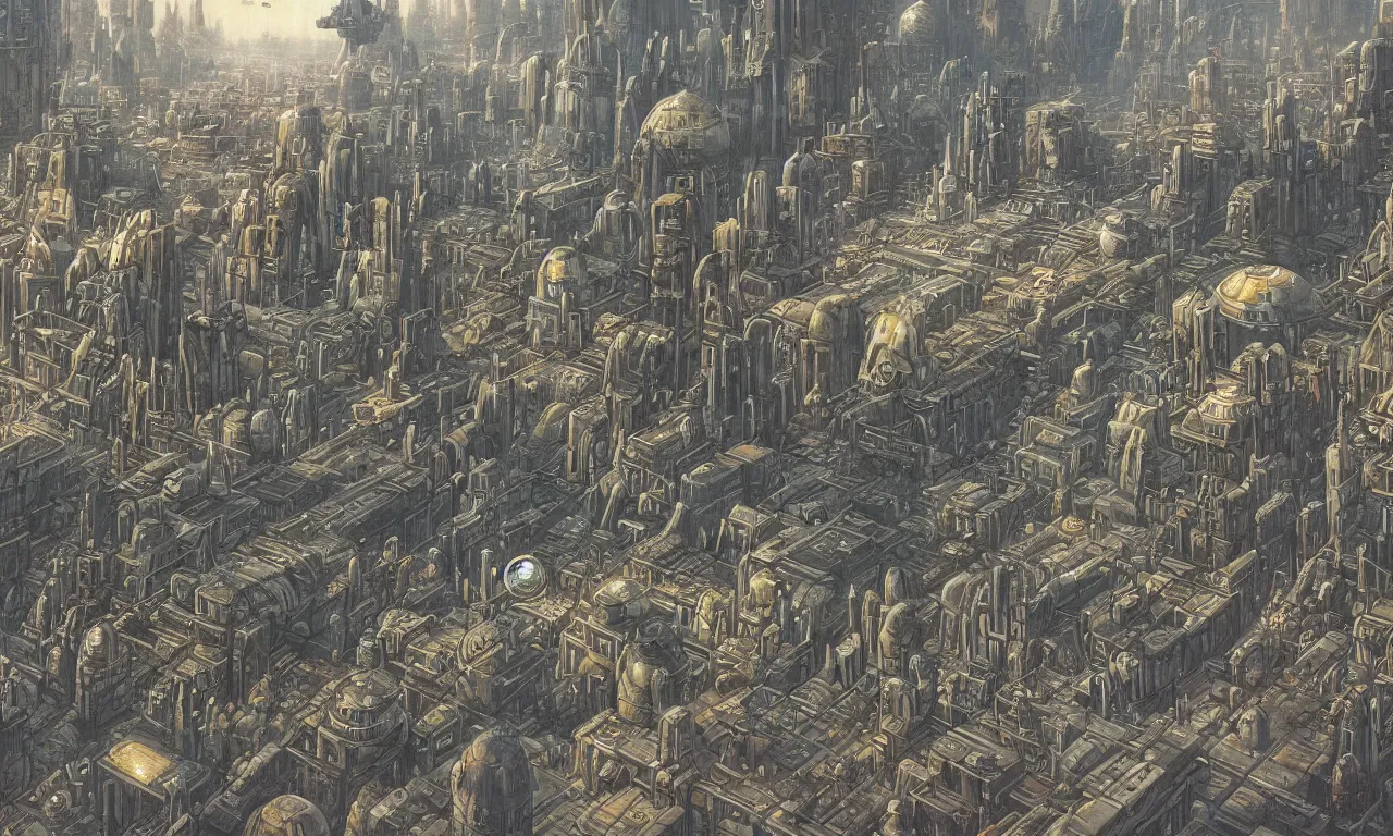 Image similar to highly detailed, intricate stunning image of star wars city landscape, from street level, by shaun tan, stunning atmosphere