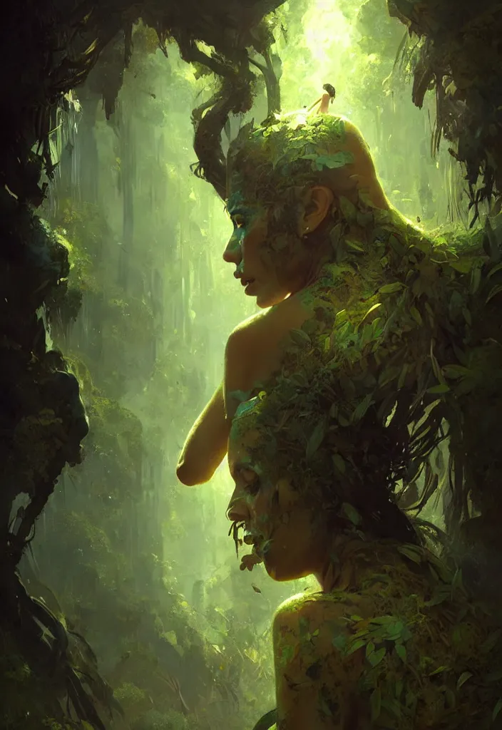 Image similar to The Ayahuasca Spirit soul, by Greg Rutkowski