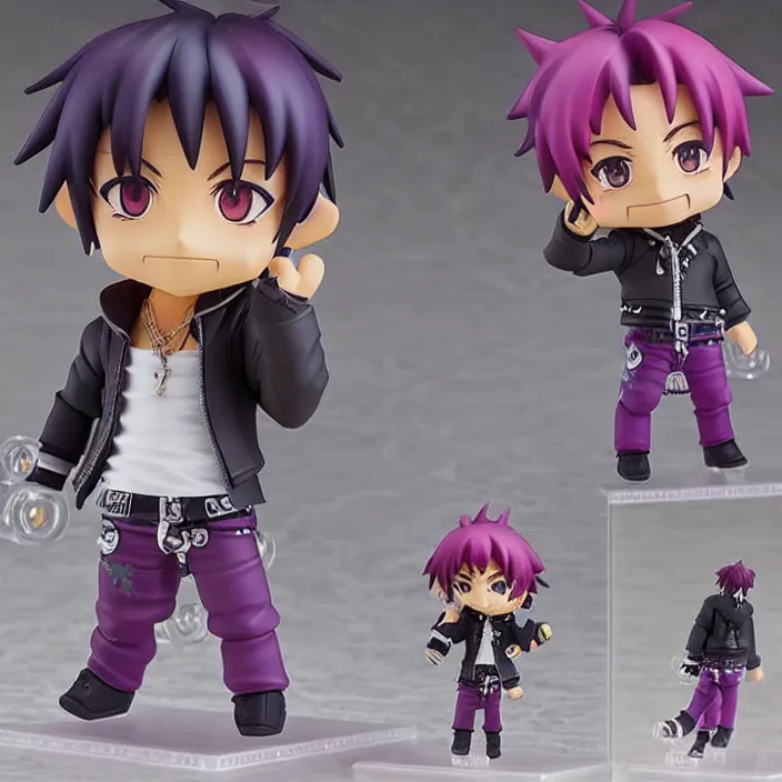 Image similar to Lil Uzi Vert, An anime Nendoroid of Lil Uzi Vert, figurine, detailed product photo