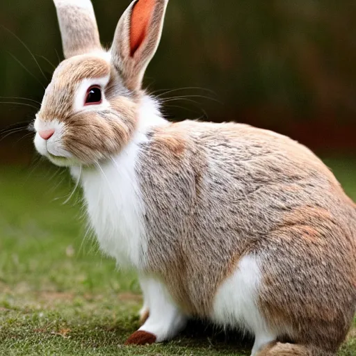 Prompt: a very confused rabbit